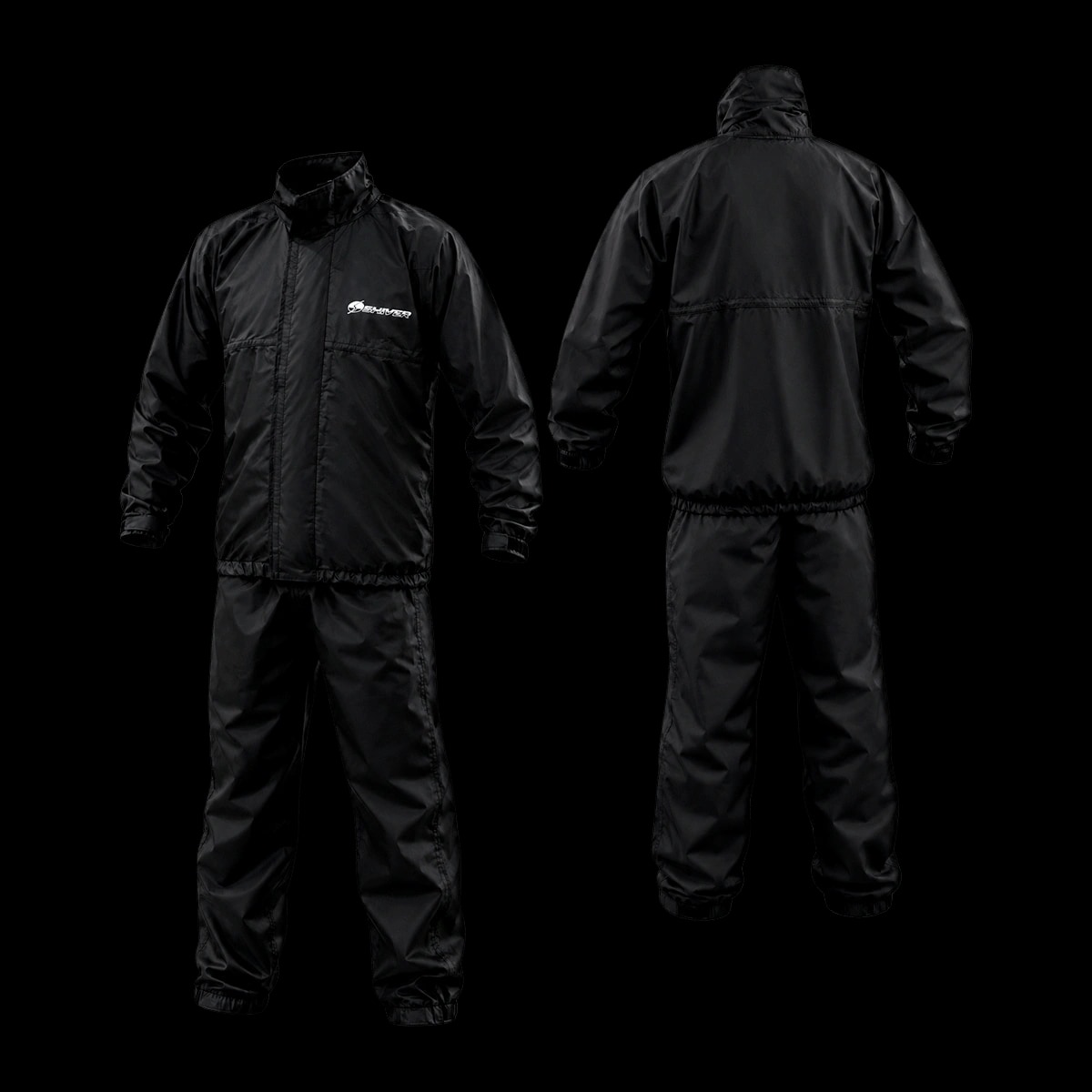 CONJUNTO CHUVA SHIVER NYLON LUXO COM PRETO